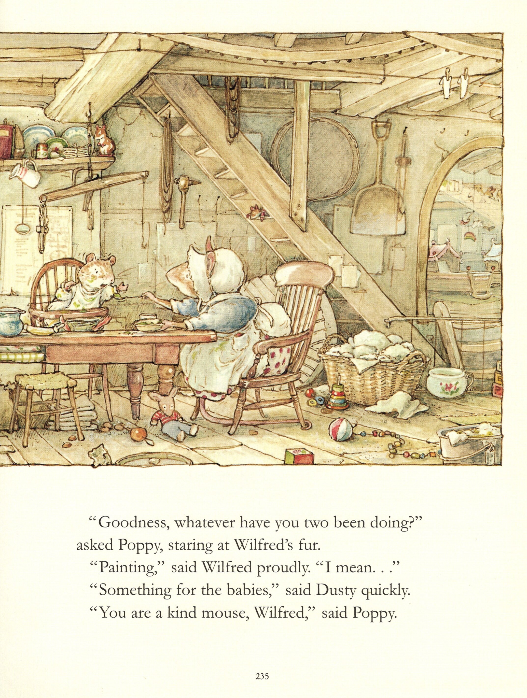Jill Barklem BRAMBLY HEDGE Original Vintage Print 1999