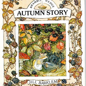 Vintage Brambly Hedge Book Cover: Jill Barklem &quot;Autumn Story&quot;