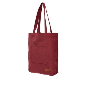 Edler Kordstoff Große LEON Einkaufstasche Stofftasche Shopper Tote Bag 8Farben