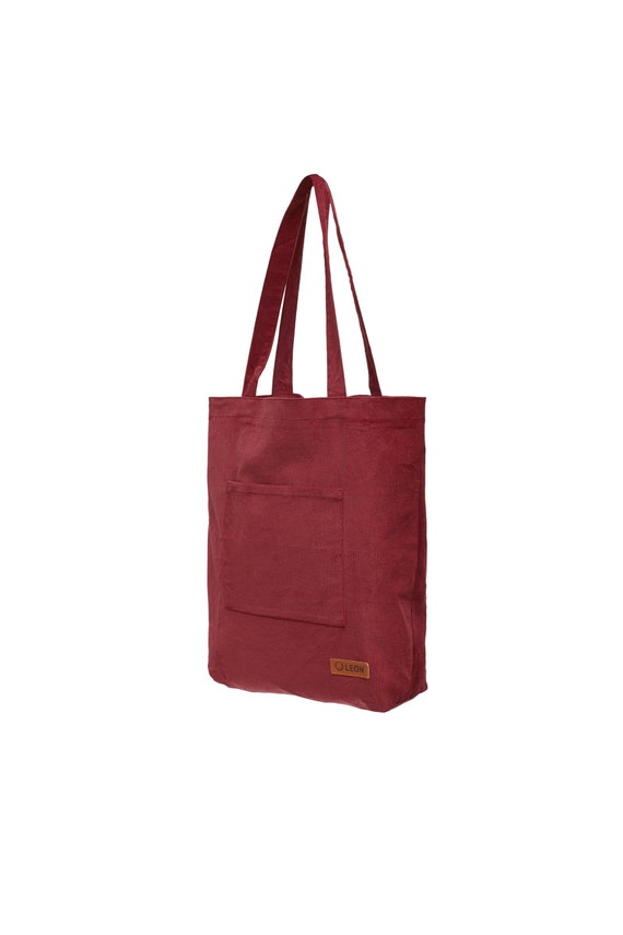 Noble corduroy large LEON shopping bag fabric bag shopper tote bag 8 colors