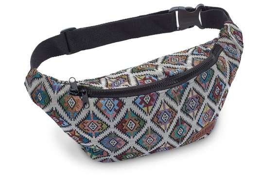 Leon Belt Bag Bum Bag Hip Bag 100% Cotton Fanny pack Hip Bag Shoulder Bag Hippie & Cord