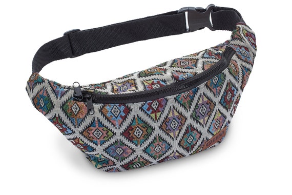 Leon belt bag, bum bag, hip bag, 100% cotton, fanny pack, hip bag, shoulder bag, hippie & cord