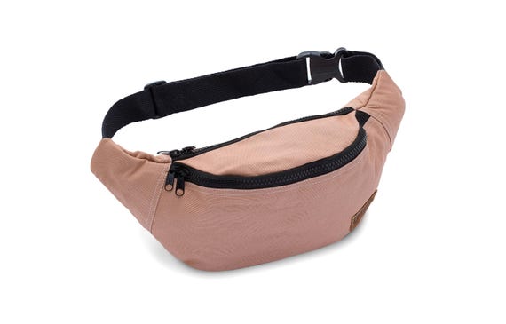 Leon belt bag, fanny pack, solid color, robust, 100% cotton, hip bag, shoulder bag, bum bag, solid color design