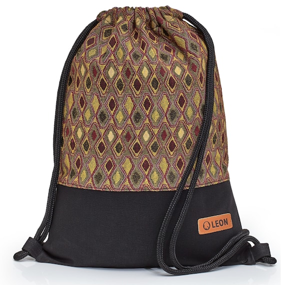 LEON by Bers bag gym bag backpack daypack cotton gym bag BOHOSW