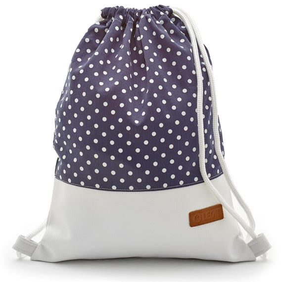 B-WARE 60% off! LEON gym bag women's gym bag backpack sports bag cotton cotton gym bag