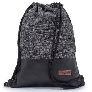 B-STOCK 60% off LEON bag women's gym bag backpack sports bag cotton gym bag design Bild 1