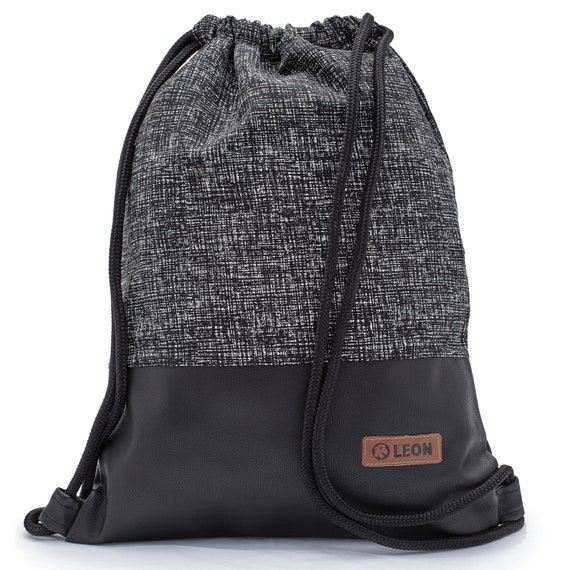 B STOCK 60% off! LEON bag women's gym bag backpack sports bag cotton gym bag design
