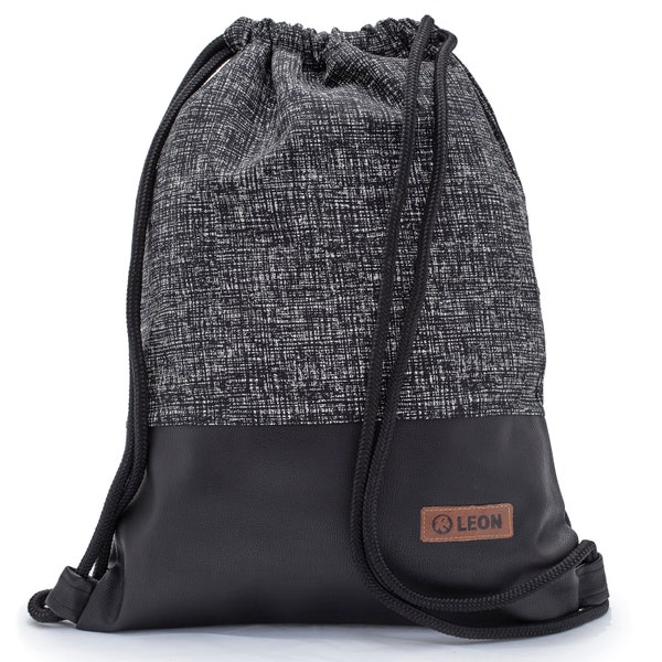 B-STOCK 60% off! LEON bag women's gym bag backpack sports bag cotton gym bag design