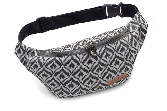 Leon belt bag, bum bag, hip bag, 100% cotton fanny pack, hip bag, shoulder bag, bumbag, lotus design