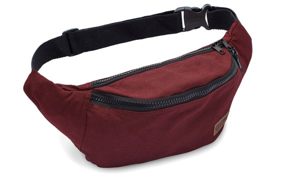 Leon belt bag, belly bag, plain color, robust hip bag, 100% cotton, fanny pack, hip bag, shoulder bag, bumbag, unicolor design