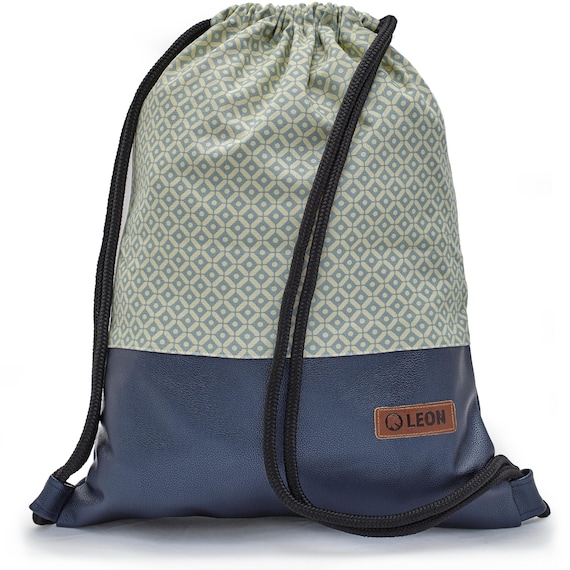 B-WARE 60% off! LEON gym bag women's gym bag backpack sports bag cotton gym bag
