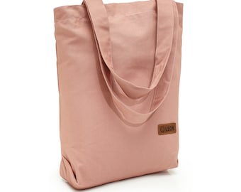 LEON boodschappentas bucket bag stoffen tas shopper draagtas 100% katoen