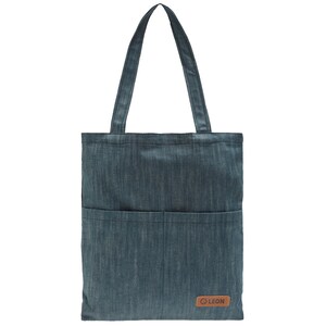 Einkaufstasche Beuteltasche Stofftasche Shopper Tote Bag Baumwolle Denim
