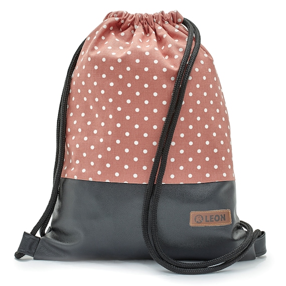 B-WARE 60% off! LEON gym bag women's gym bag backpack sports bag cotton cotton gym bag