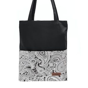 LEON Einkaufstasche Beuteltasche Stofftasche Shopper Tote Bag Baumwolle Innentasche Außentasche 4 Designs
