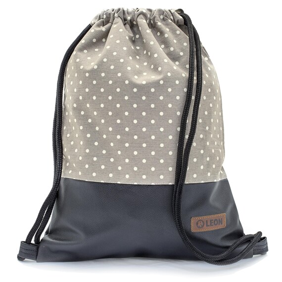 B-STOCK 60% off! LEON bag women's gym bag backpack daypack cotton gym bag