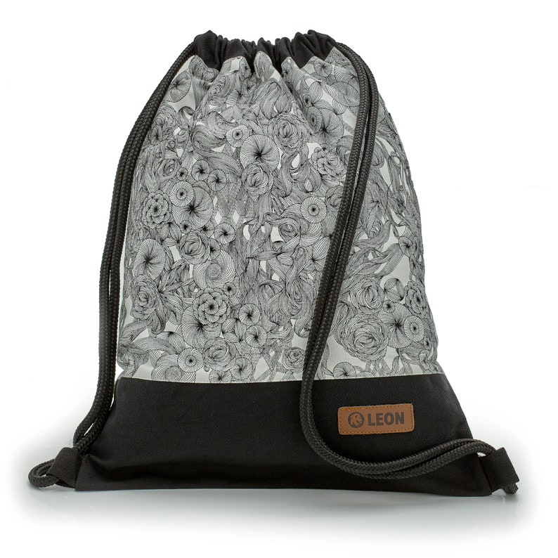 B-STOCK 60% off LEON bag women's gym bag backpack daypack cotton gym bag Bware_morningGlory