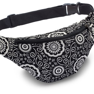 Leon Gürteltasche Bauchtasche Hüfttasche 100% Baumwolle Fanny pack Hip Bag Umhängetasche
