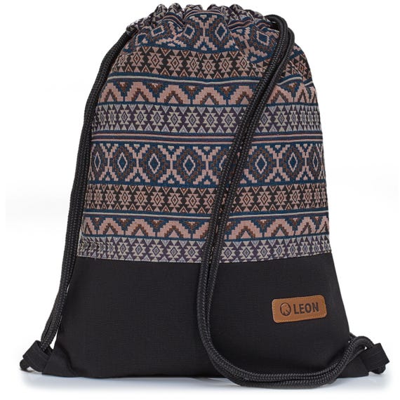 LEON by Bers bag gym bag backpack daypack cotton gym bag BOHOSW010