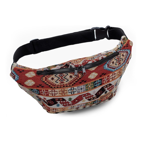 Leon Belt Bag Bum Bag Hip Bag 100% Cotton Fanny pack Hip Bag Shoulder Bag Bumbag Bohobunt_001 Design