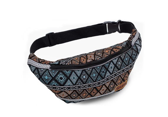 Leon Belt Bag Fanny Pack Hip Bag Shoulder Bag Bumbag Boho Check Design
