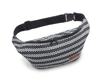 Leon Belt Bag Waist Bag Hip Bag 100% Cotton Fanny Pack Hip Bag Shoulder Bag Bumbag zikzakSW-Design