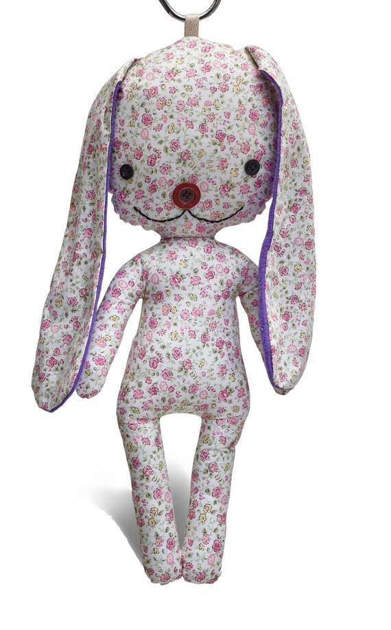 Cuddly bunny, cuddly bear, cute bunny to cuddle, 35 cm high