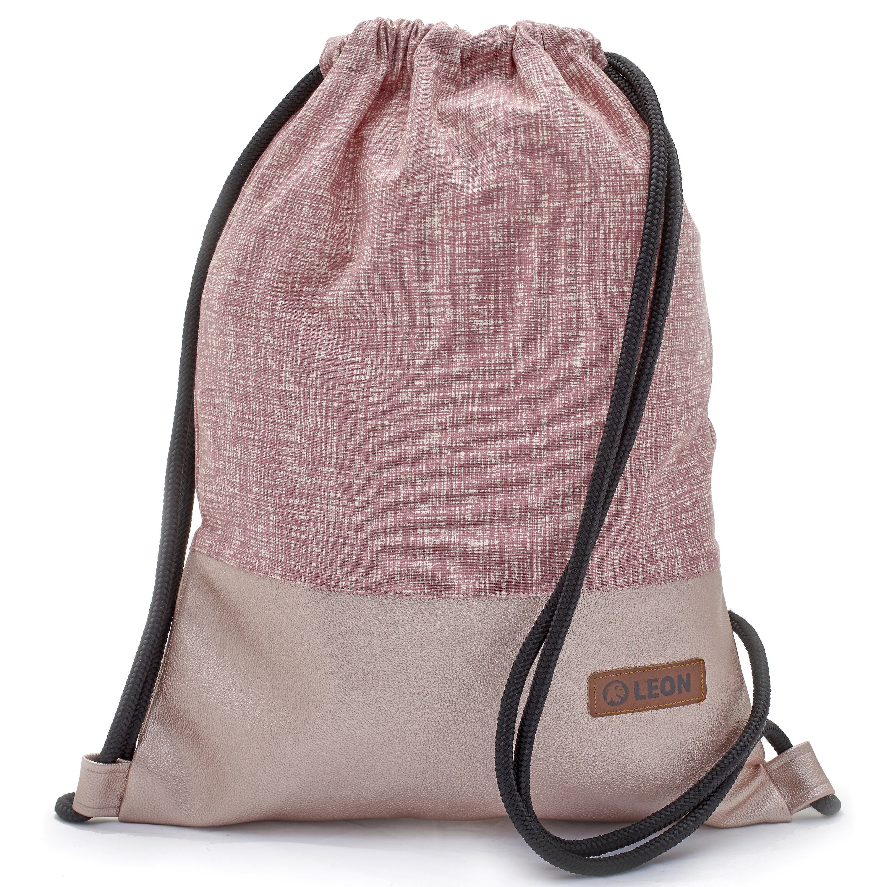 LEON by Bers Bag Women's Gym Bag Backpack Sports bag made of cotton gym