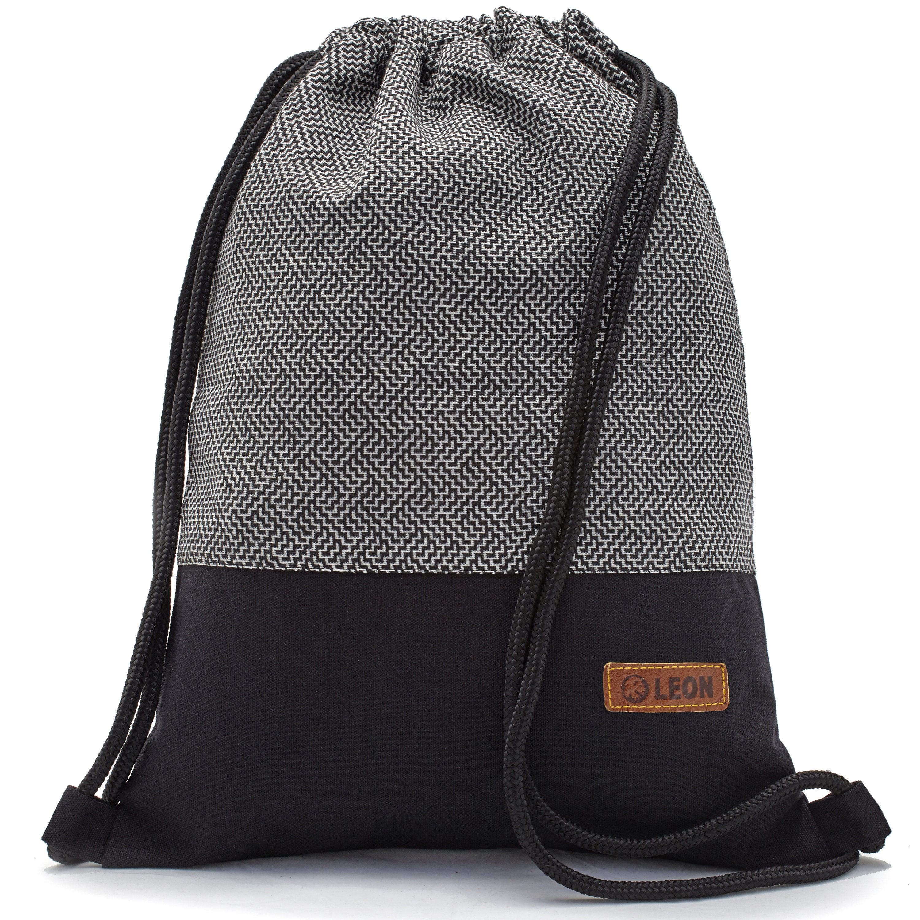 LEON by Bers bag gym bag backpack sports bag cotton gym bag width ...
