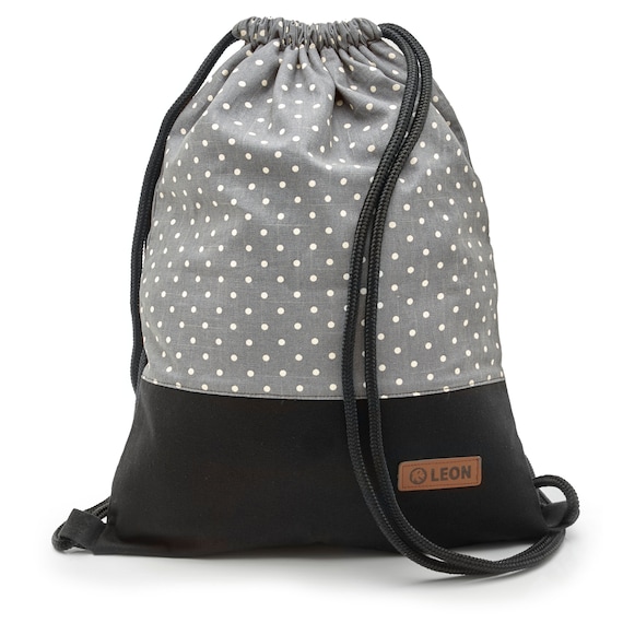 B-STOCK 60% off! LEON bag women's gym bag backpack sports bag cotton gym bag