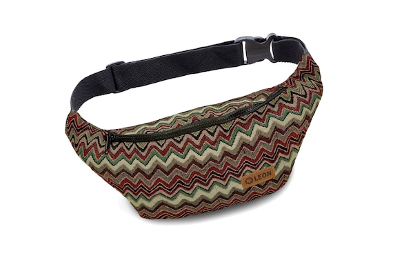 Leon Belt Bag Fanny Pack Hip Bag Shoulder Bag 100% Cotton