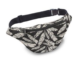 Leon heuptasje/fanny pack schoudertas 100% katoen