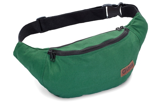 Leon belt bag, fanny pack, solid color, robust, 100% cotton, hip bag, shoulder bag, bum bag, solid color design