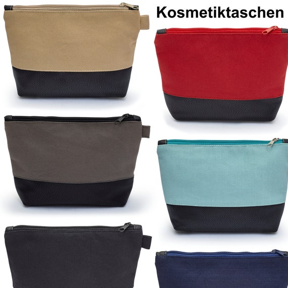 30 SALE Cosmetic Bag Plain Make up Bag Toiletry Bag Makeup Etsy