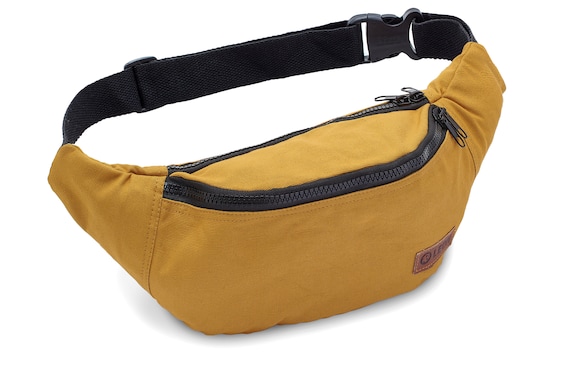 Leon belt bag, fanny pack, solid color, robust, 100% cotton, hip bag, shoulder bag, bum bag, solid color design