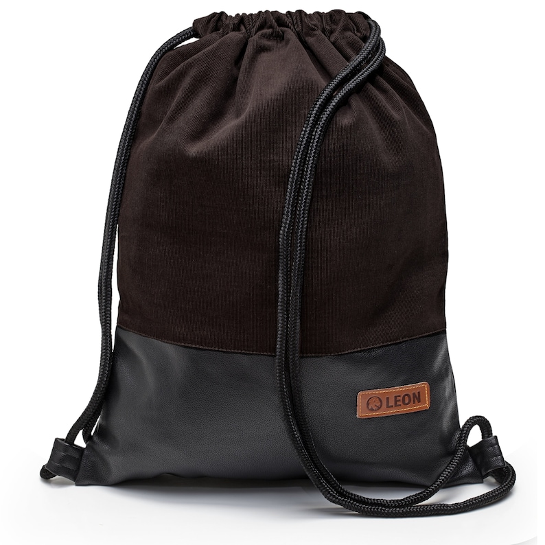 B-STOCK 60% off LEON bag women's gym bag backpack sports bag cotton gym bag design Bild 3