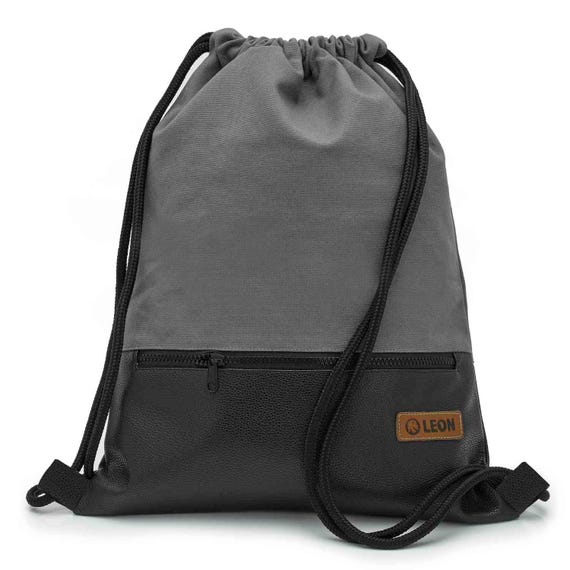 B STOCK 60% off! LEON bag women's gym bag backpack sports bag cotton gym bag design