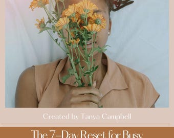 7-Day Wellness Reset for Busy Women | Simple Self-Care Guide | Gentle Reset Plan | Digital Download