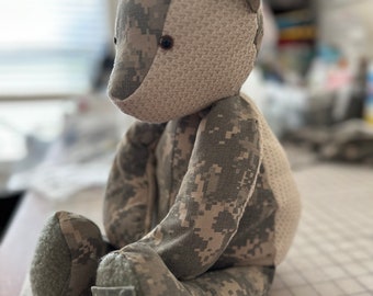 Military Memory Bear