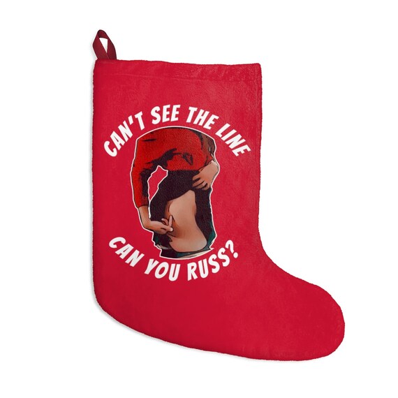 Funny Christmas Vacation Movie Quote Cant See the Line Christmas Stockings