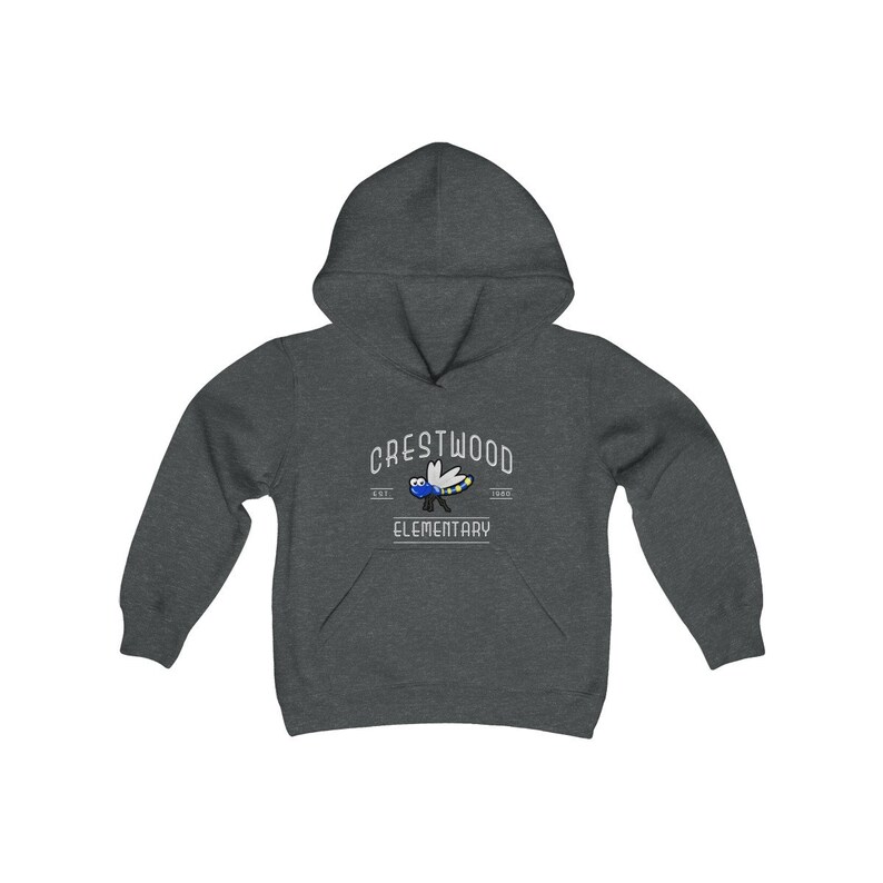 Crestwood Elementary School Youth Heavy Blend Hooded Sweatshirt