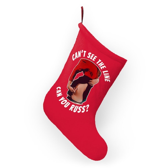 Funny Christmas Vacation Movie Quote Cant See the Line Christmas Stockings