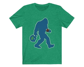 Bigfoot Seattle Football Fan T Shirt for Sasquatch Beleiver