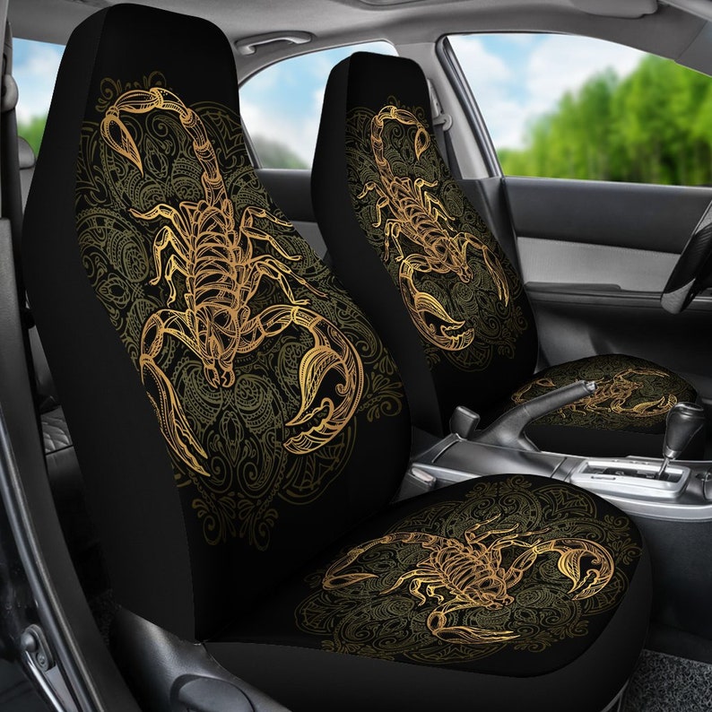 Scorpion scorpio Car Seat Covers, Scorpion Lover Front Car Cover Gift
