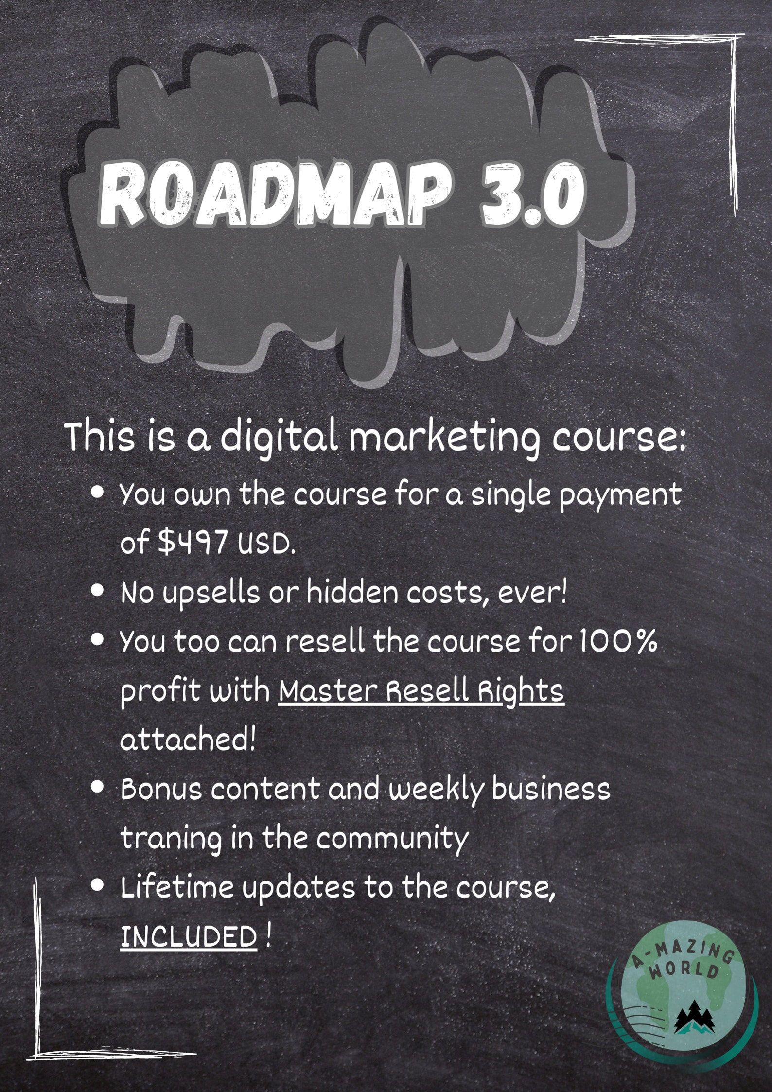Roadmap 3.0 Course | Master Resell Rights | 100% Profits | Digital ...