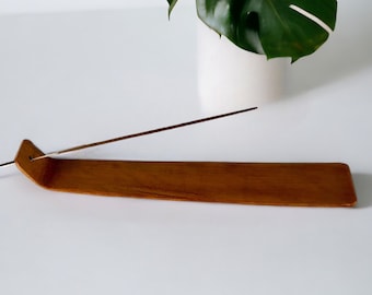 Handmade Leather Incense Holder - Genuine Leather Incense Holder - One of a Kind Handmade Gift - Unique Incense holder - Sustainably Made