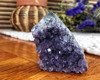 Druzy Amethyst Cluster,Purple Amethyst Crystal Cluster,100% Natural Raw Stone,Amethyst Quartz Crystal,Unique Decor,Unique Gift Idea,Healing