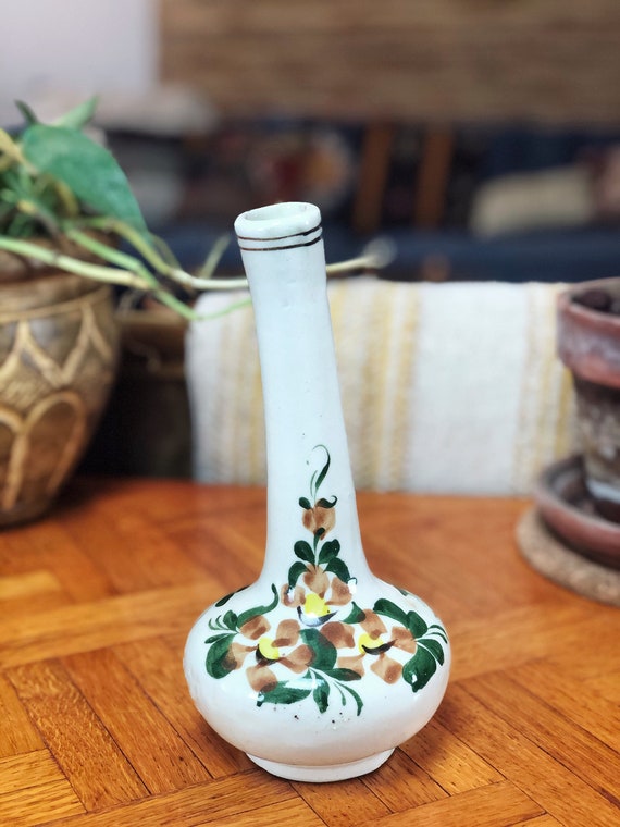 Florero de cerámica hueca China Vintage, jarrón de porcelana azul y blanca  para mesa de centro, adorno único Oritenal - AliExpress