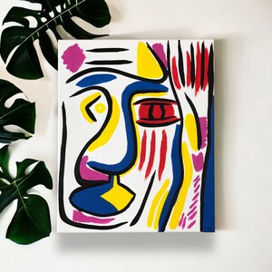 16x20 Expressionist Portrait Painting by Dylan Yarter - Original Acrylic on Canvas Painting - Unique Acrylic Painting
