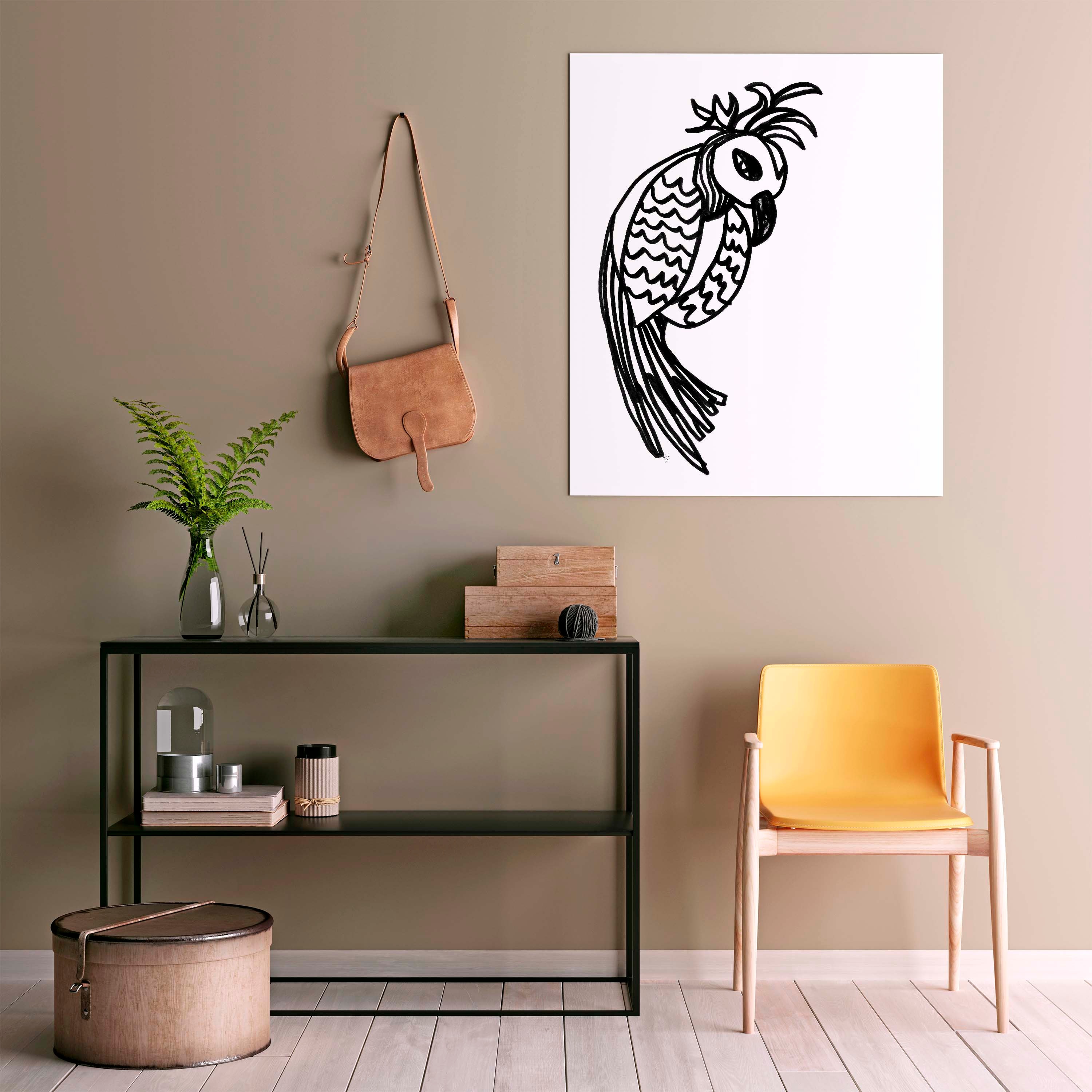 Tropical Bird Fine Art Print - Hand Painted Bird Printed on High ...